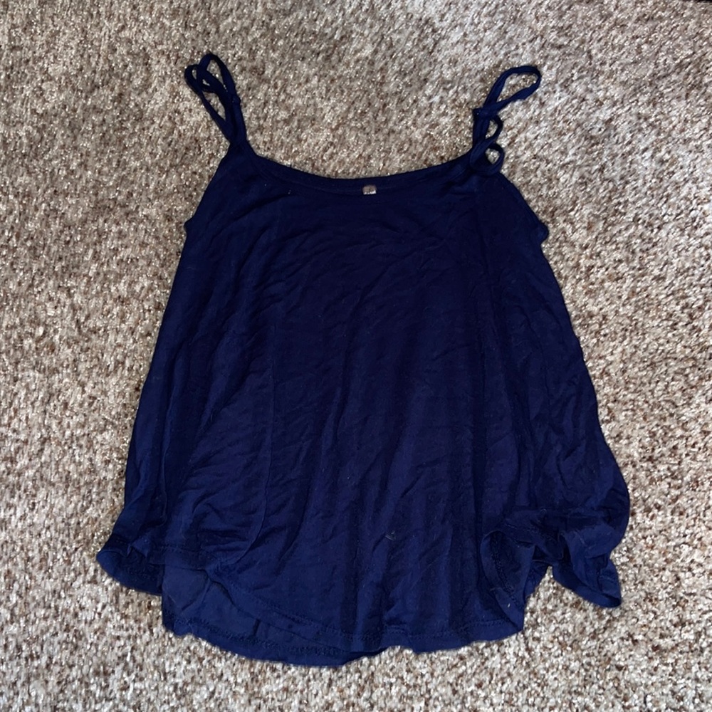 Dark blue tank top